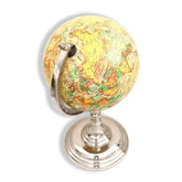World Globe With Silver Stand Globe For Office Decor